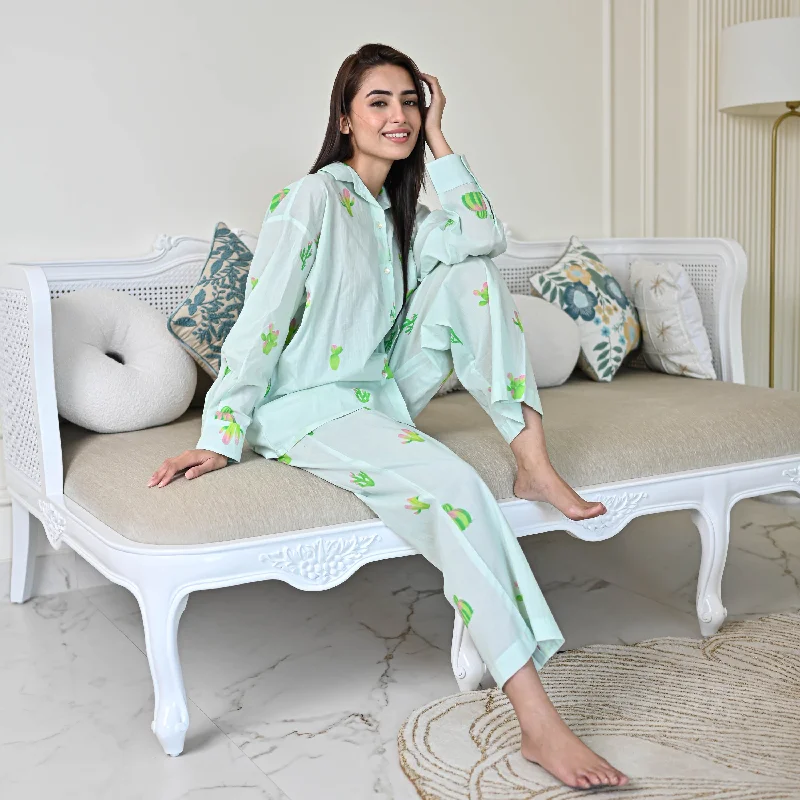 Cacti Cotton Pyjama Set