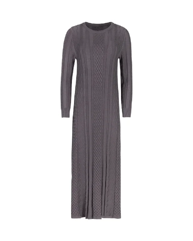 Regency Knit Ribbed Dress