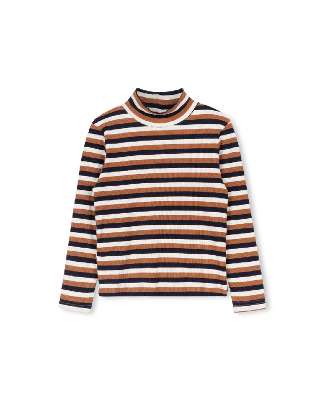 Pablo - Multi Colored Striped Turtleneck