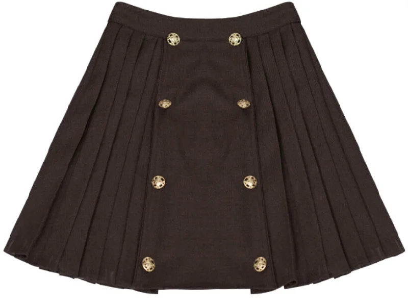 Romley - Wool Pleated Skirt