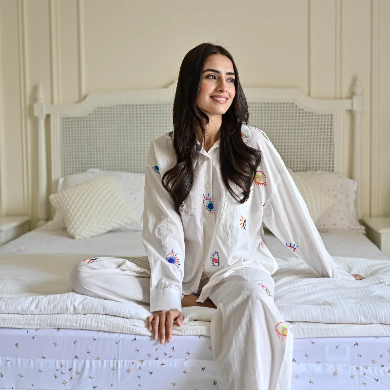 Evil Eye Print Pyjama Set