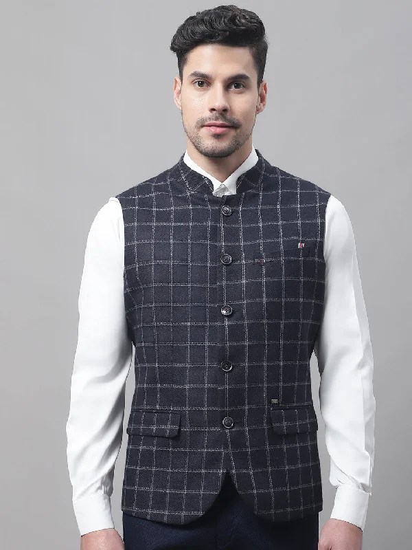 Men's Navy Waist Coat