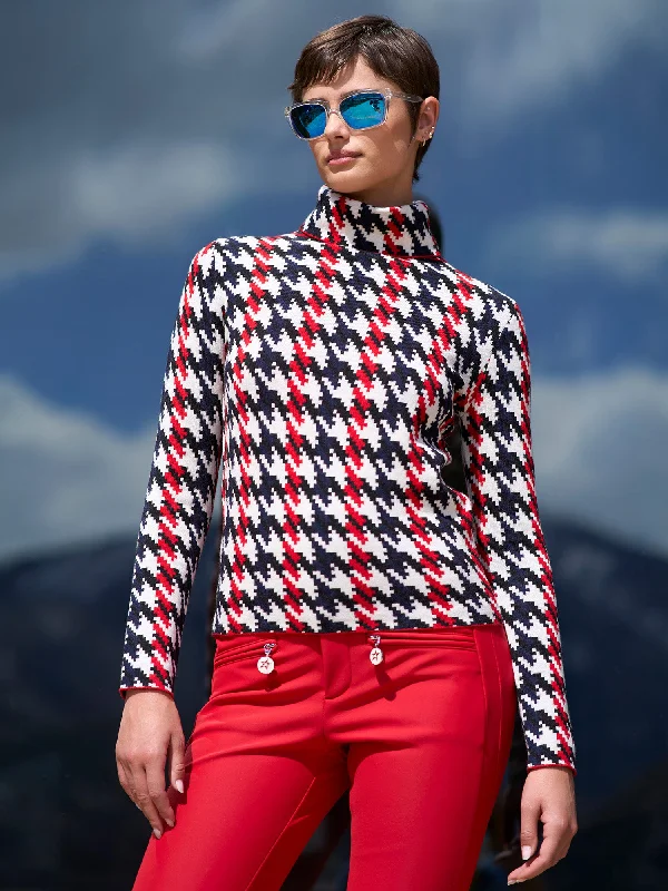 Houndstooth Ski Sweater