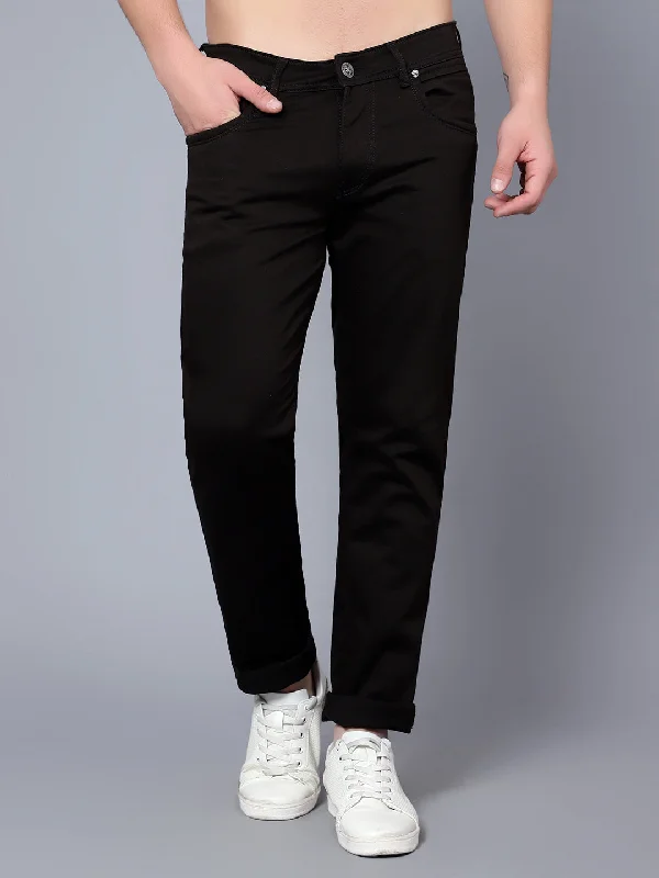 Men's Ultra Narrow fit No Fade Black  Jeans