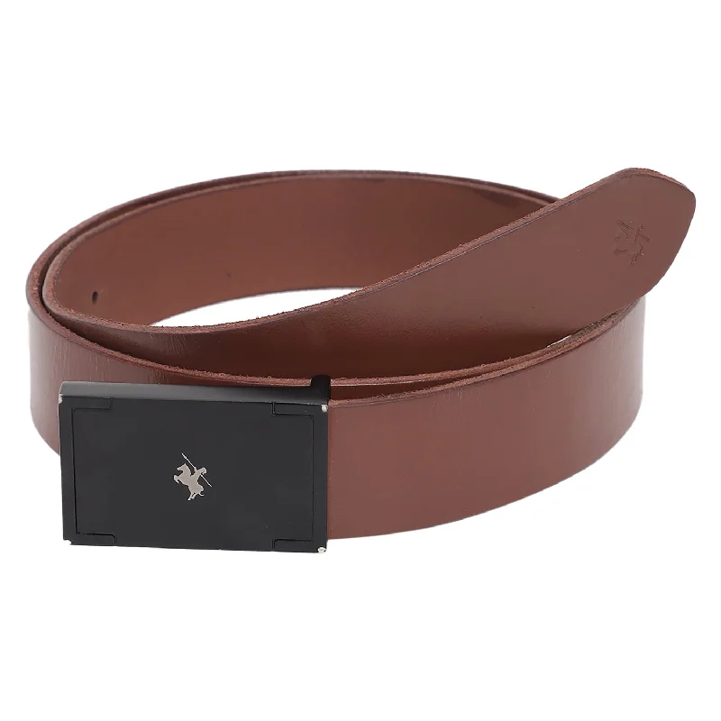 Men's Tan Casual Single Side Belt