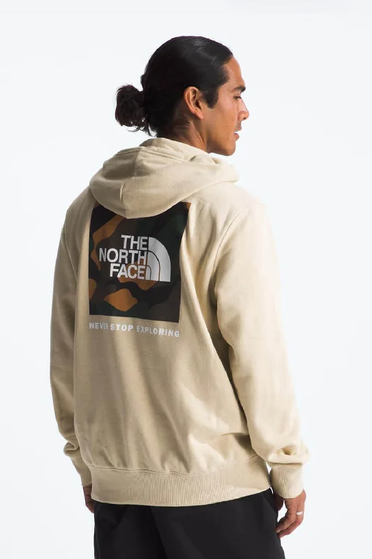 The North Face Box Logo Hoodie for Men in Gravel | NF0A7UNS-8X2-TAN