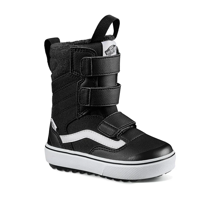 Vans Kids 2025 Juvie Mini Snowboard Boots - Black / White