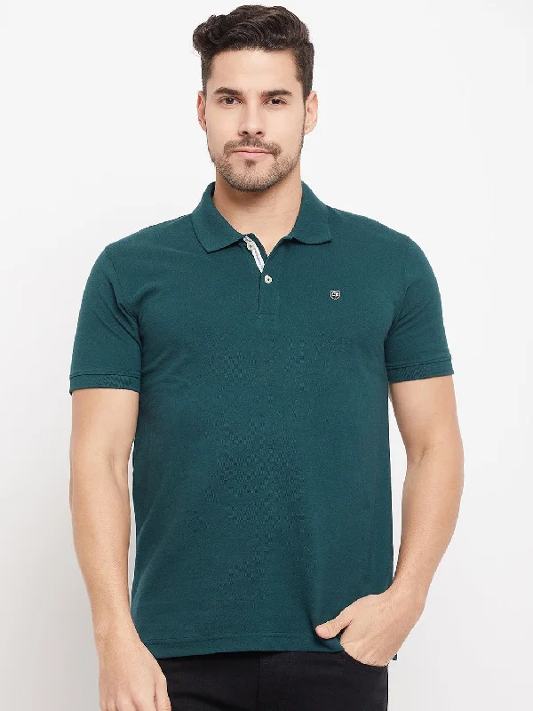 Men Teal T-Shirt