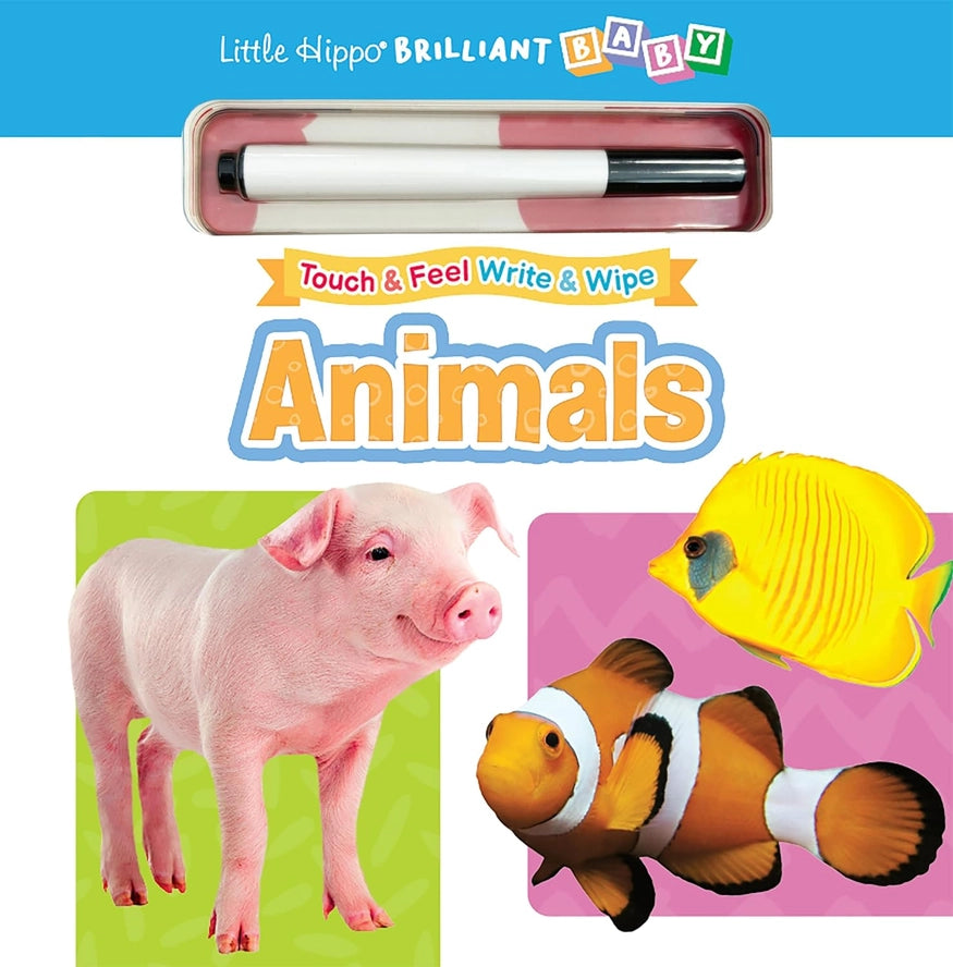 Write & Wipe Animals Board Book