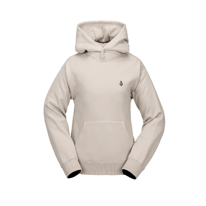 Volcom Women's Costus P/O Fleece Hoodie - Stone