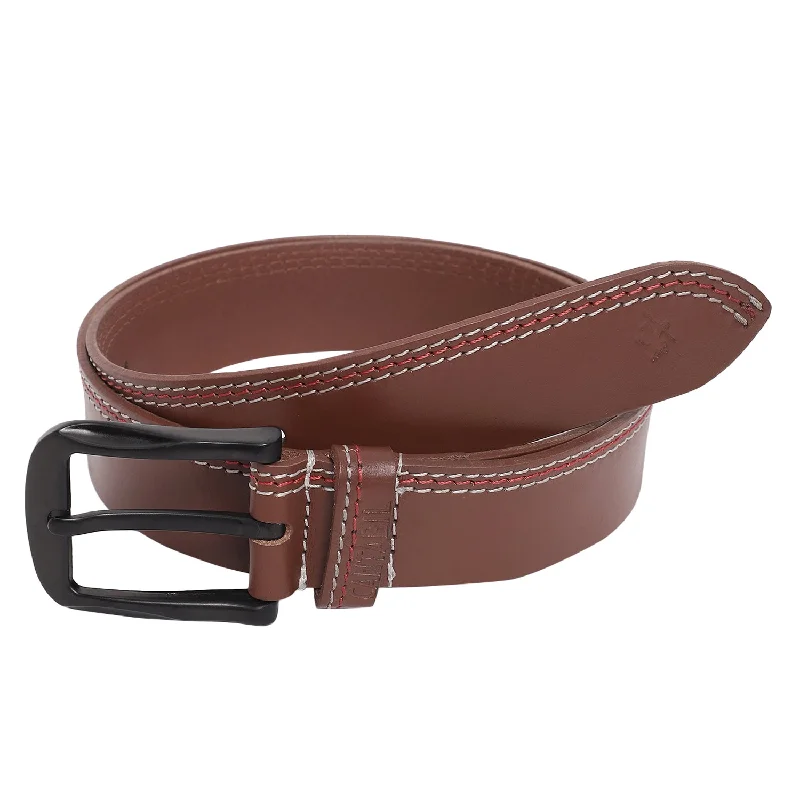 Men's Tan Casual Single Side Belt