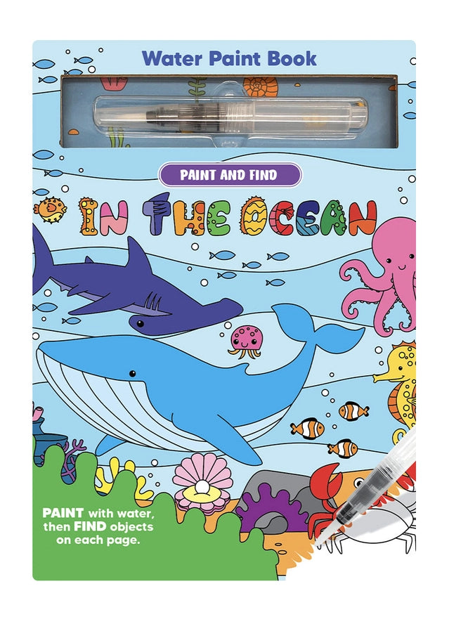 Paint/Find In The Ocean Board Book