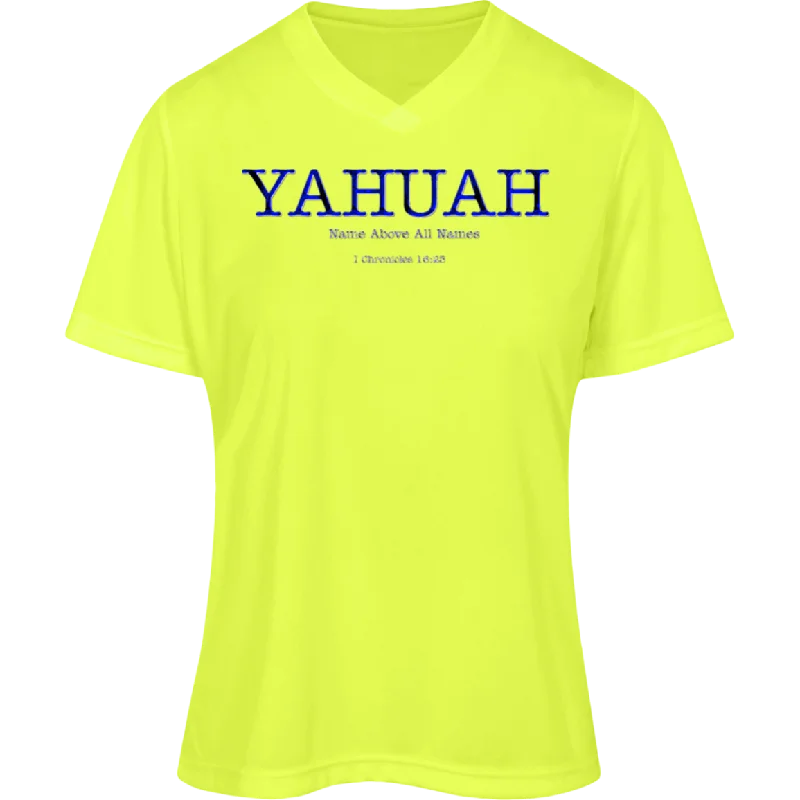 Yahuah-Name Above All Names 02-01 Designer Team 365 Ladies Zone V-neck T-shirt