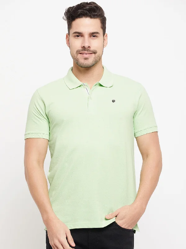 Men Light Green T-Shirt