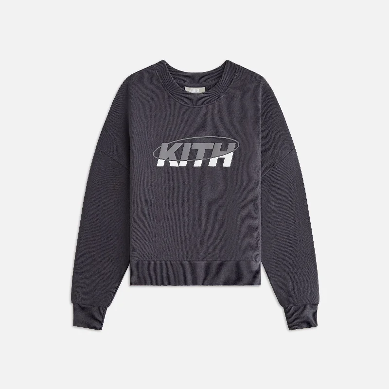 Kith Kids Collegiate Nelson Crewneck - Battleship