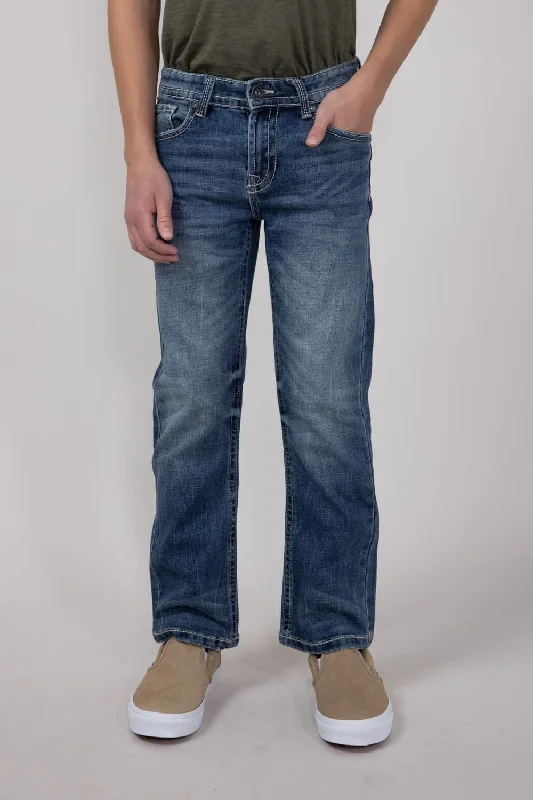 Axel Jeans Boys 8-20 Colton Eaton Bootcut Jeans | AXBB0080-EATON-MEDBLUE