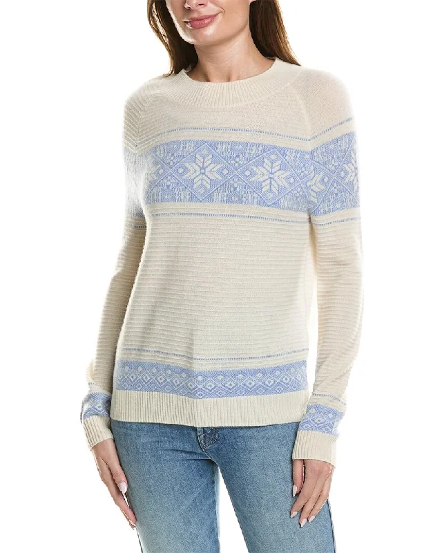 Kier + J Cableknit Cashmere Pullover Sweater