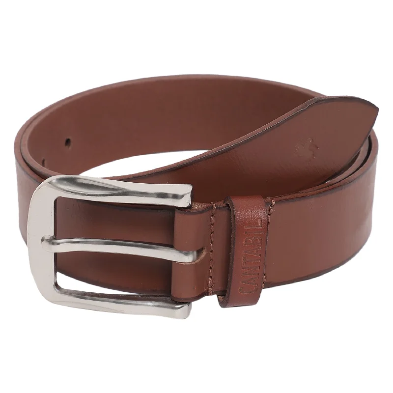 Men's Tan Casual Single Side Belt