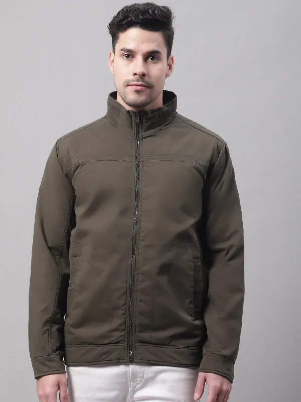 Men Olive Jacket