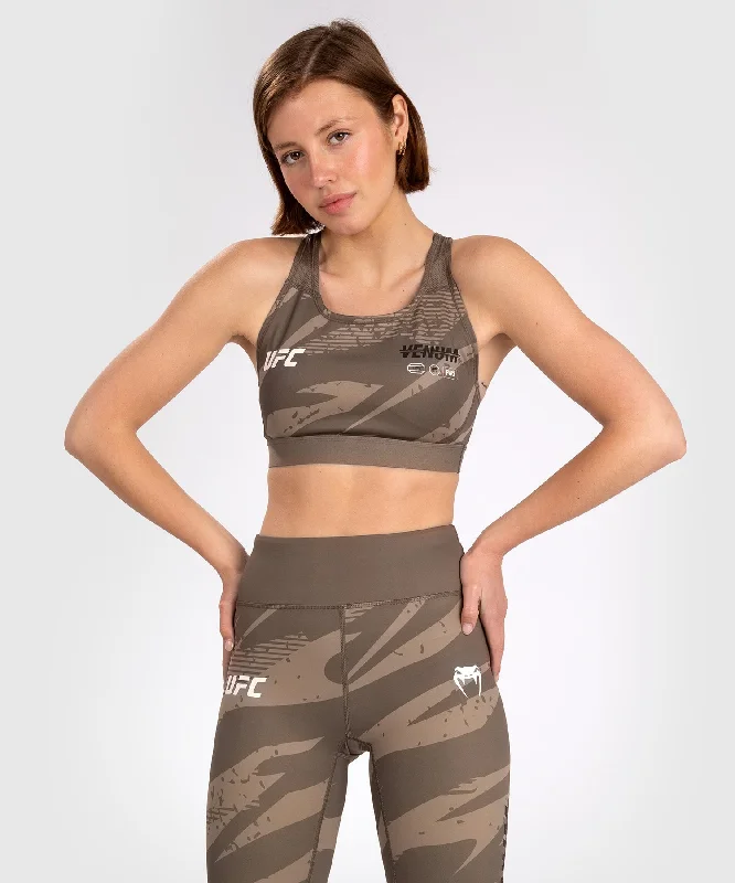 UFC Adrenaline by Venum Fight Week Women’s Sports Bra - Desert Camo