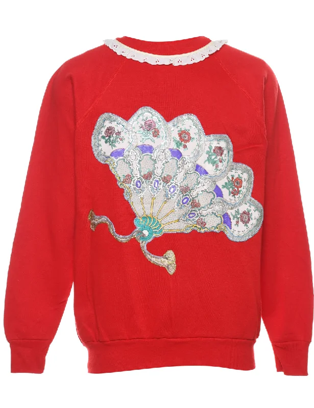 Festive Christmas Sweatshirt - L