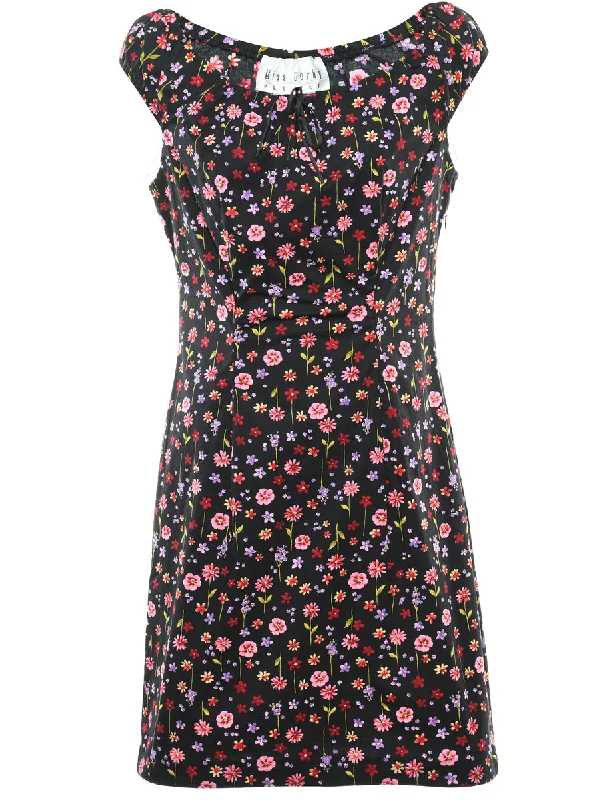 Floral Print Dress - M