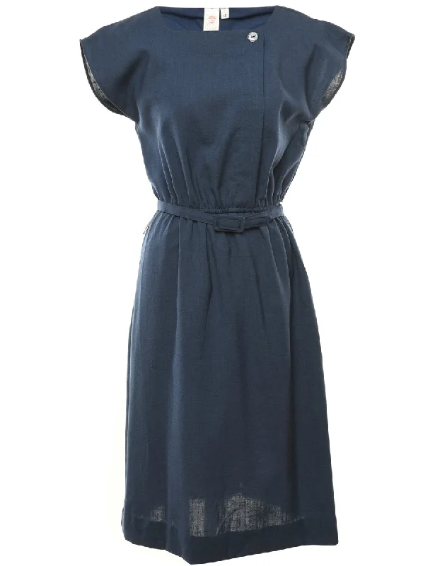 Navy Dress - M