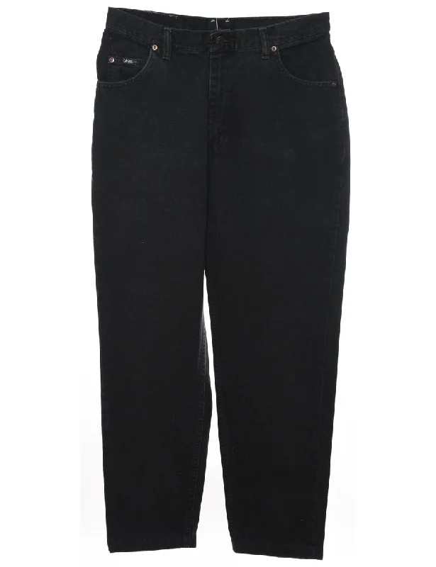 Tapered Black Classic Lee Jeans - W30 L28