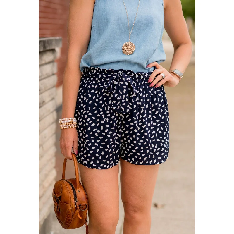 Cheetah Print Tie Cinch Shorts