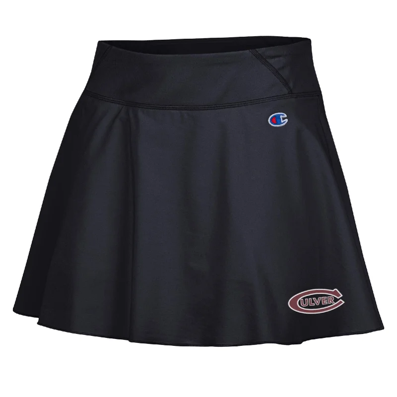 Women's Tailgate Soft Touch Fan Skirt - Black