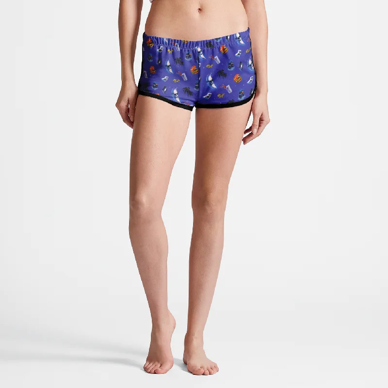 Late Night Delight Retro Shorts