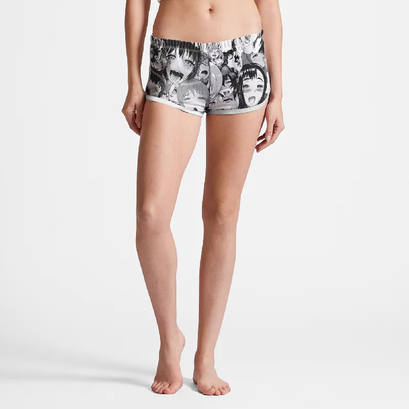 Neo Ahegao Retro Shorts