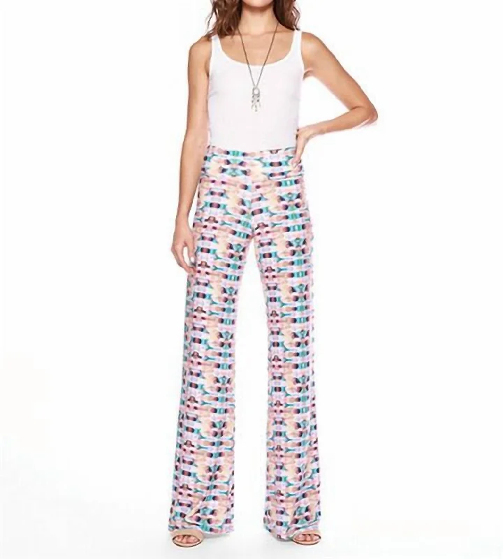 Print Wide Leg Pants In Lesson