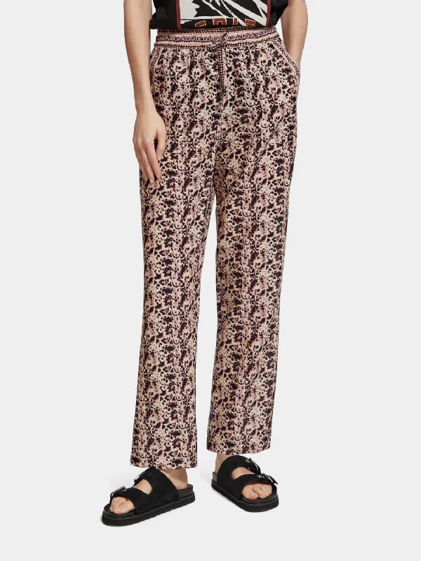 Printed beach pants