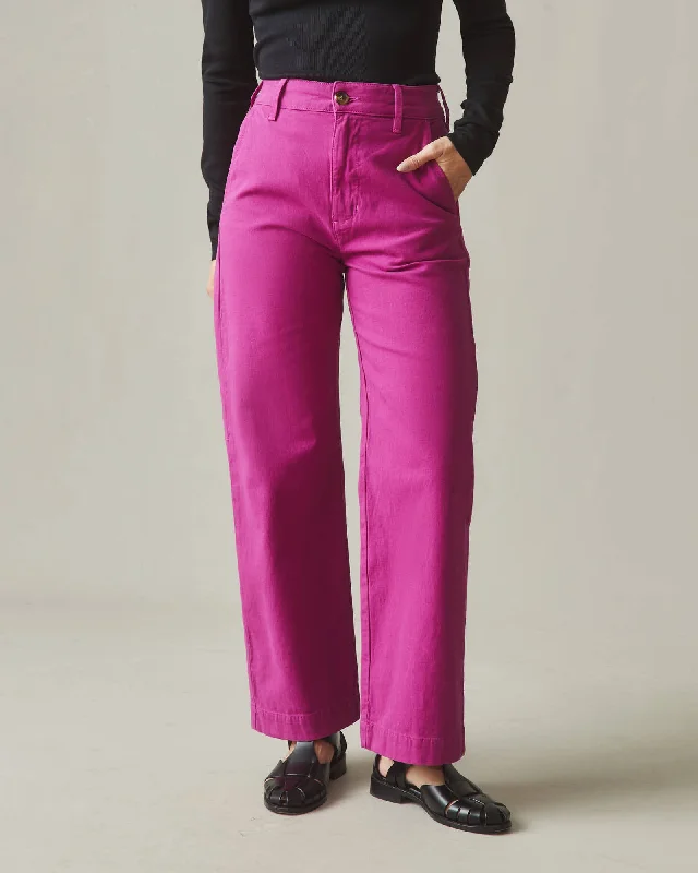 Wide Leg Pant - Festive Fuchsia